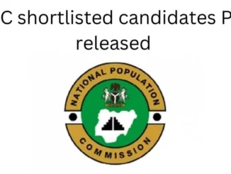 NPC Shortlisted Candidates