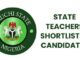 Bauchi State Teachers Shortlisted Candidates